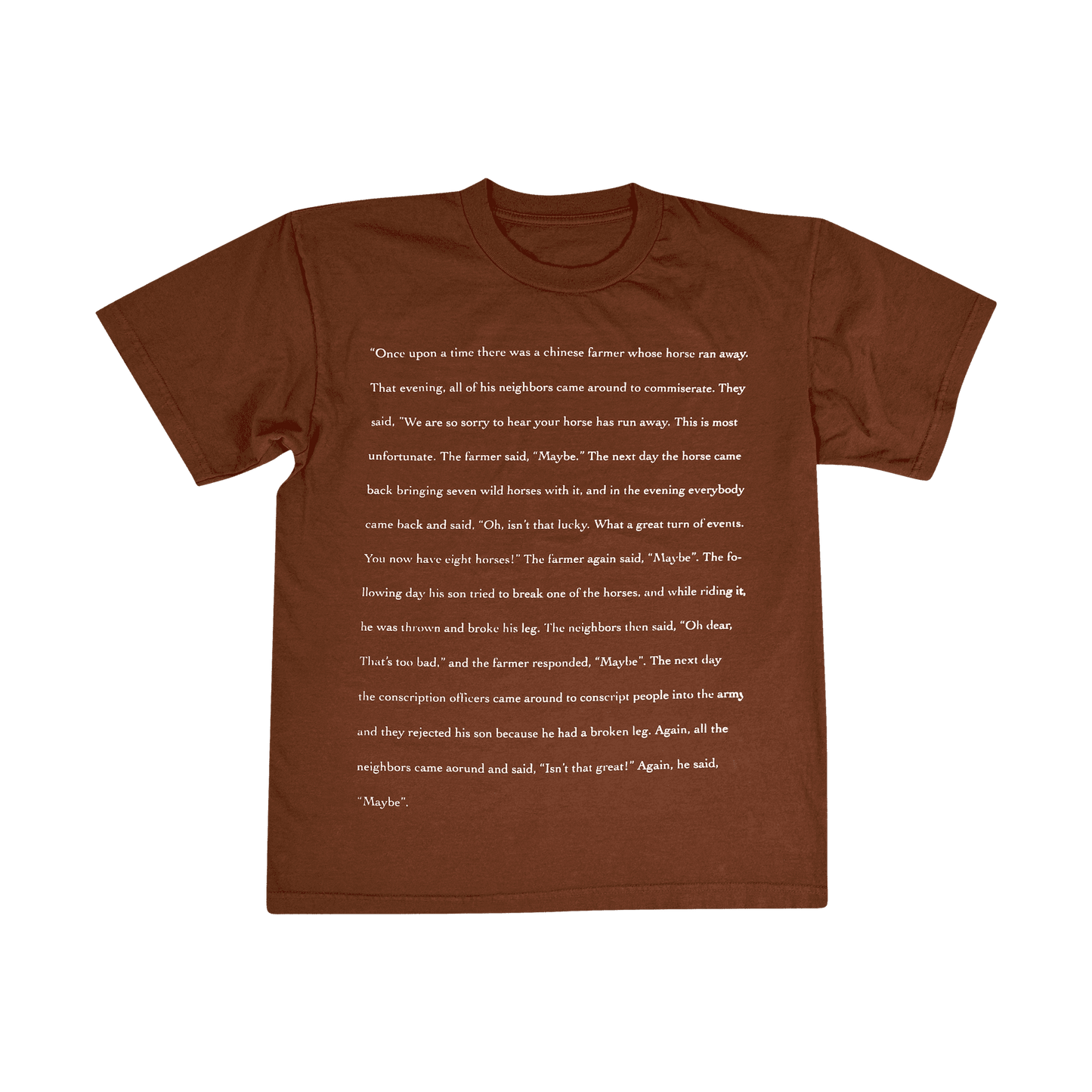 Chinese Proverb Tee
